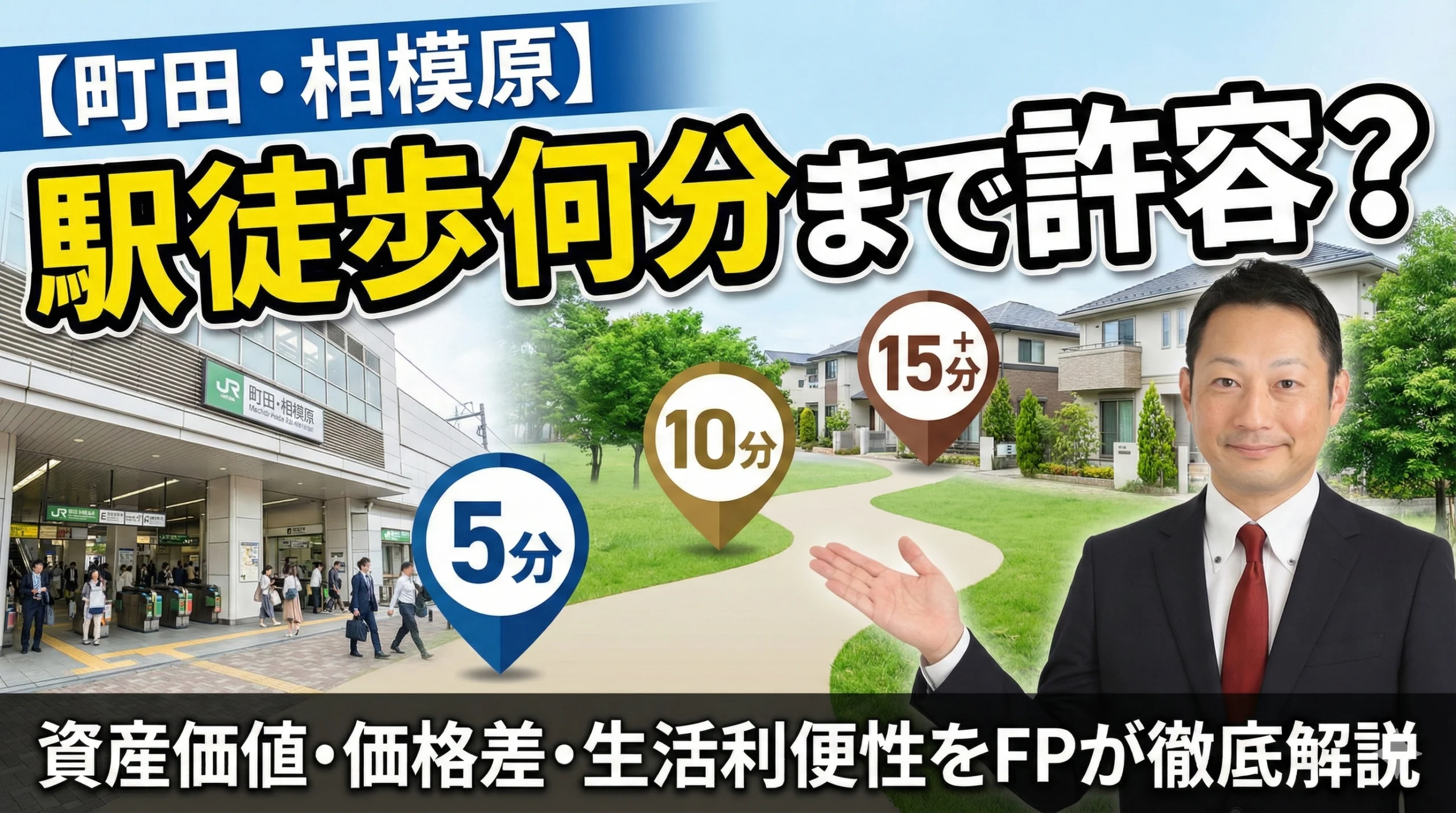 町田・相模原エリアで駅からの距離と住宅選びを考える夫婦