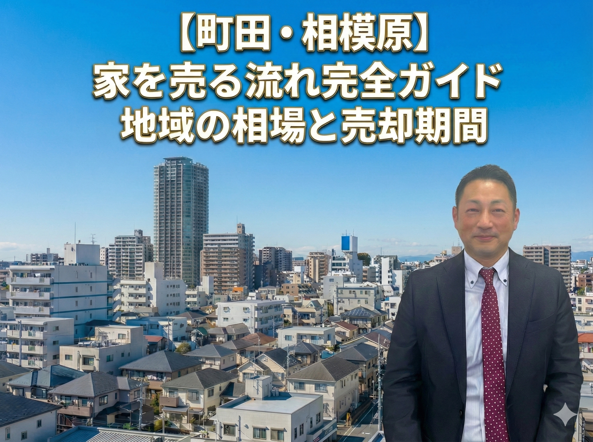 町田市・相模原市で家を売る流れを解説するイメージ
