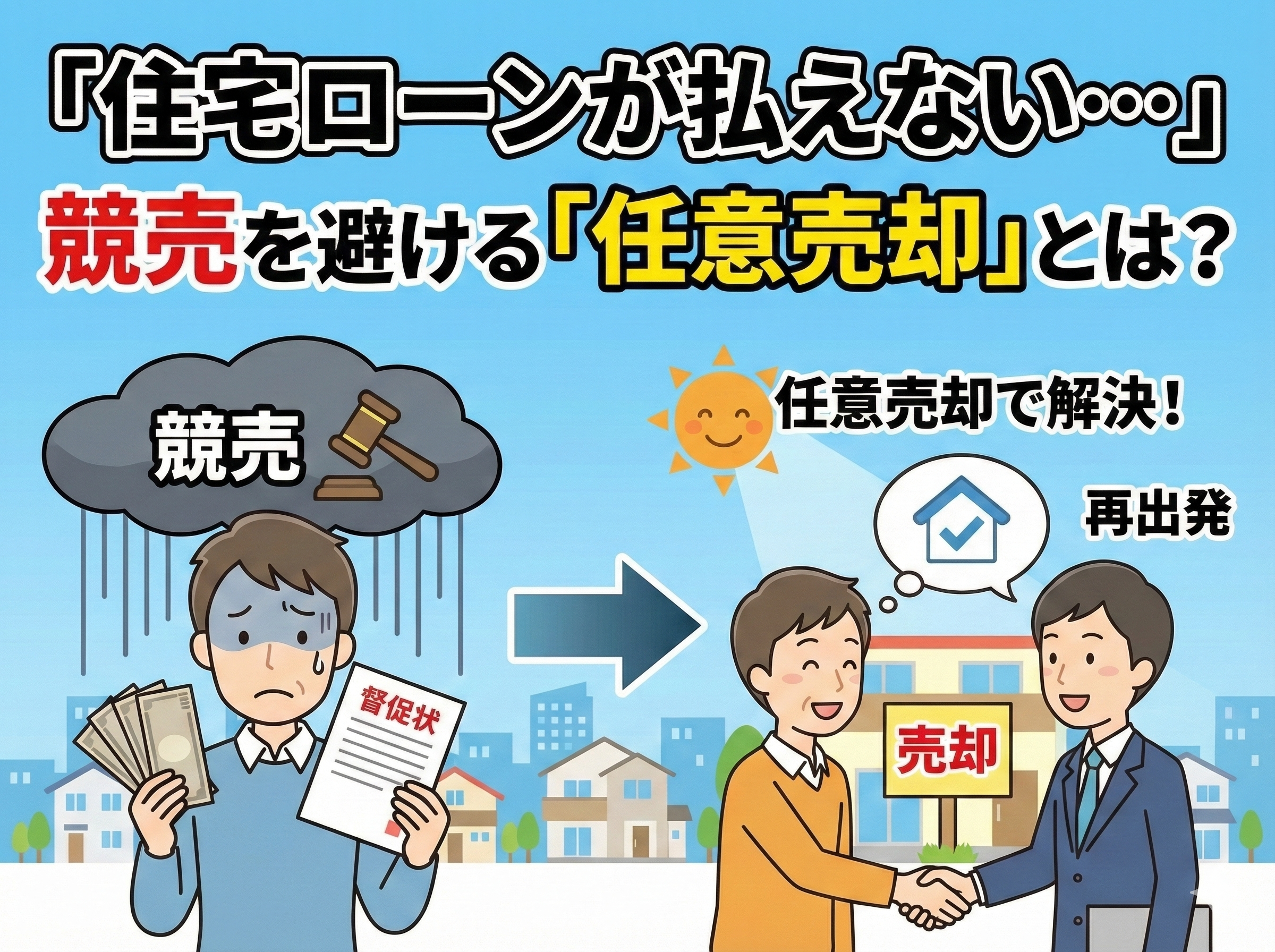 町田市・相模原市で任意売却を解説するイメージ